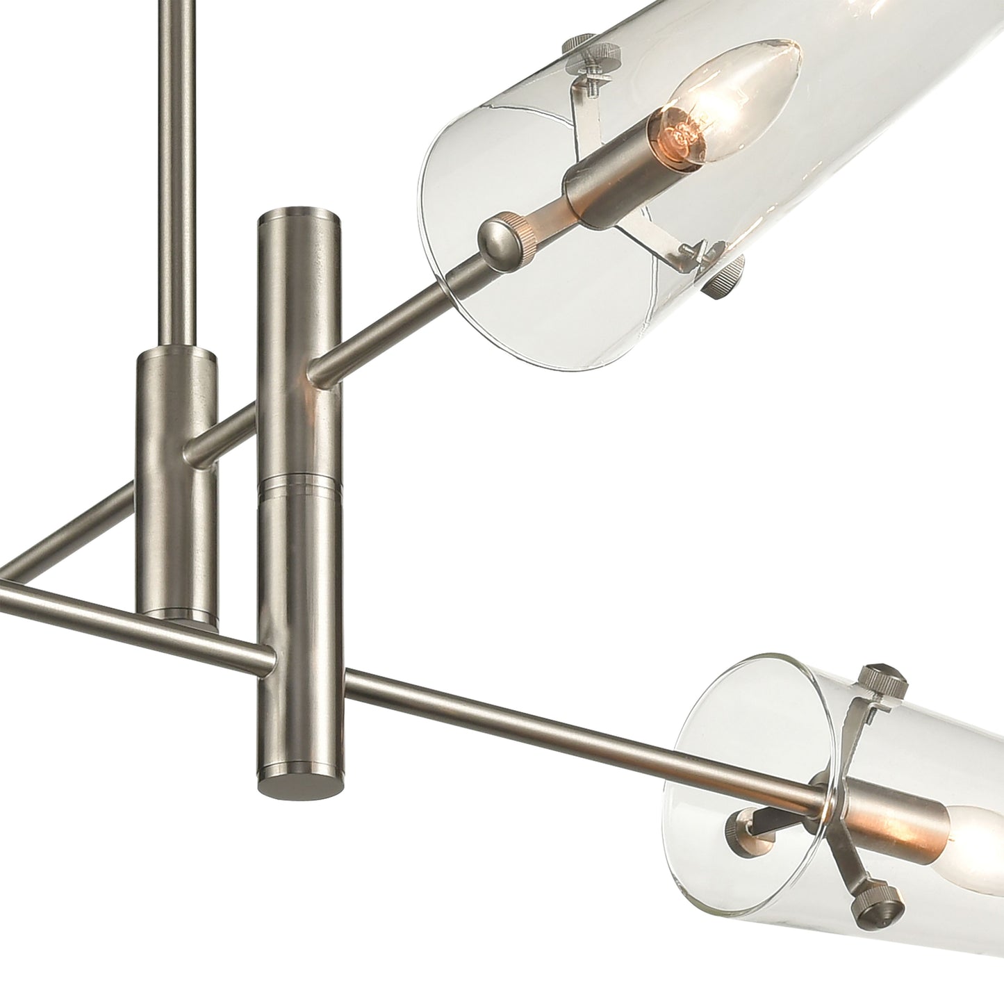 ELK SHOWROOM 47226/4 Valante 49'' Wide 4-Light Chandelier - Satin Nickel