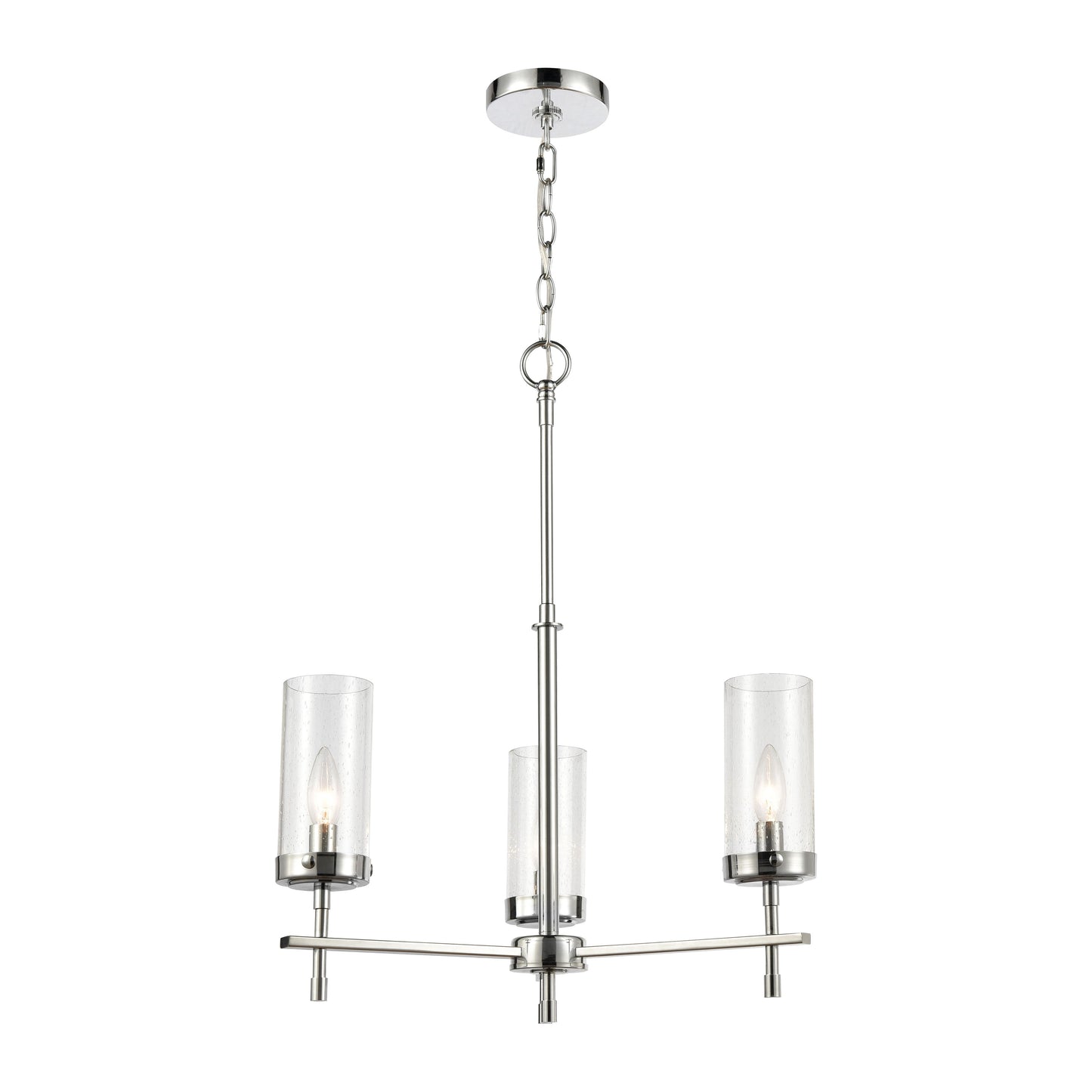 ELK SHOWROOM 47305/3 Melinda 21'' Wide 3-Light Chandelier - Polished Chrome