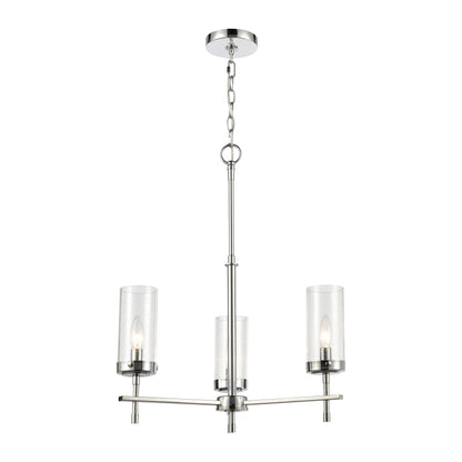 ELK SHOWROOM 47305/3 Melinda 21'' Wide 3-Light Chandelier - Polished Chrome