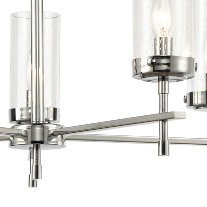 ELK SHOWROOM 47306/5 Melinda 25'' Wide 5-Light Chandelier - Polished Chrome