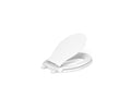 KOHLER K-4732-RL-0 Transitions Readylatch Quiet-Close Elongated Toilet Seat - White