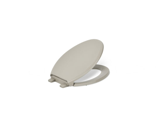 KOHLER K-4733-RL-G9 Glenbury ReadyLatch Quiet-Close elongated toilet seat - Sandbar