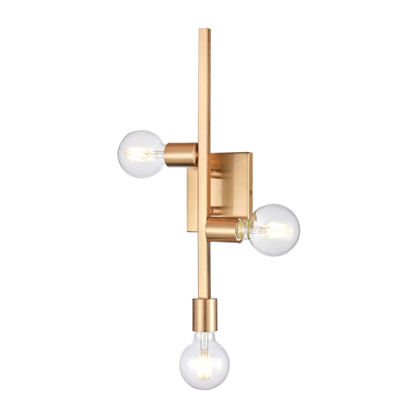 ELK SHOWROOM 47434/3 Attune 19'' High 3-Light Sconce - Burnished Brass