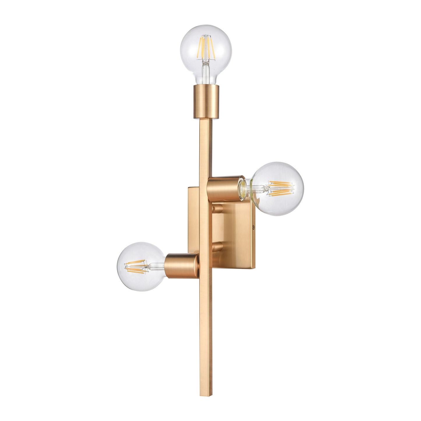 ELK SHOWROOM 47434/3 Attune 19'' High 3-Light Sconce - Burnished Brass