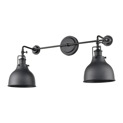 ELK SHOWROOM 47514/2 Skillet 12'' High 2-Light Sconce - Matte Black