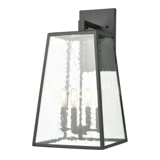 ELK SHOWROOM 47522/4 Meditterano 22'' High 4-Light Outdoor Sconce - Matte Black