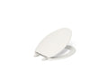 KOHLER K-20110-96 Brevia Quiet-Close Elongated Toilet Seat - Biscuit