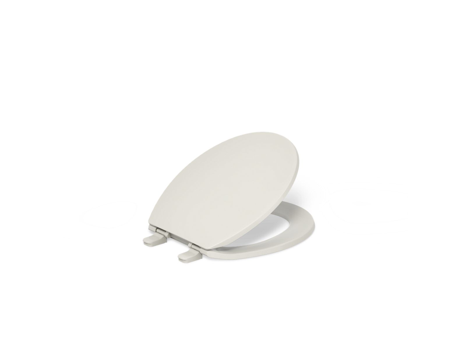KOHLER K-4775-47 Brevia Quick-Release round-front toilet seat - Almond