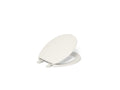 KOHLER K-20111-96 Brevia Quiet-Close Round-Front Toilet Seat - Biscuit
