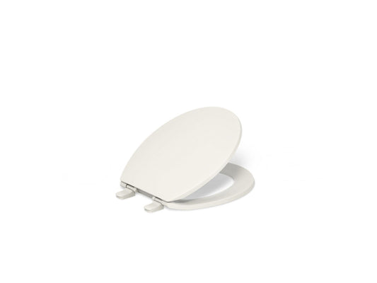KOHLER K-4775-96 Brevia Quick-Release round-front toilet seat - Biscuit