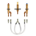 MOEN 4794 M-Pact Two Handle Roman Tub Valve 10" Center 1/2" Crimp Ring Pex Cold Expansion Pex Connection