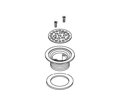 KOHLER Strainer Sa - Polished Chrome, K-48096-CP