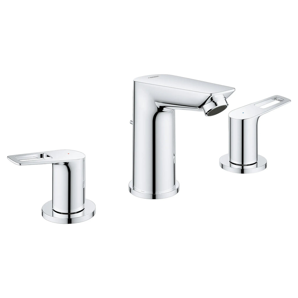 GROHE 20225001 Bauloop 8-Inch Widespread 2-Handle M-Size Bathroom Faucet, 1.2 GPM - Chrome
