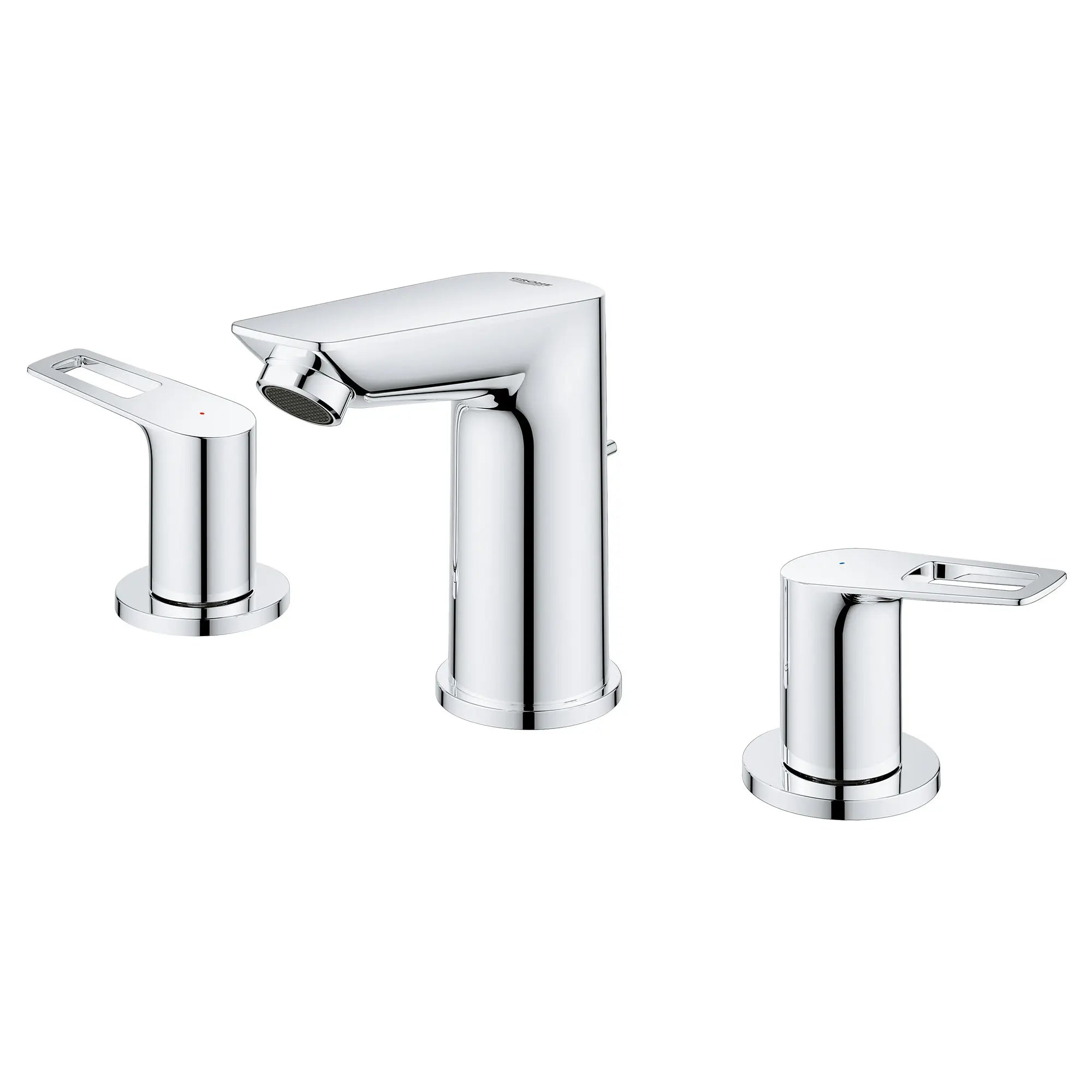 GROHE 20225001 Bauloop 8-Inch Widespread 2-Handle M-Size Bathroom Faucet, 1.2 GPM - Chrome