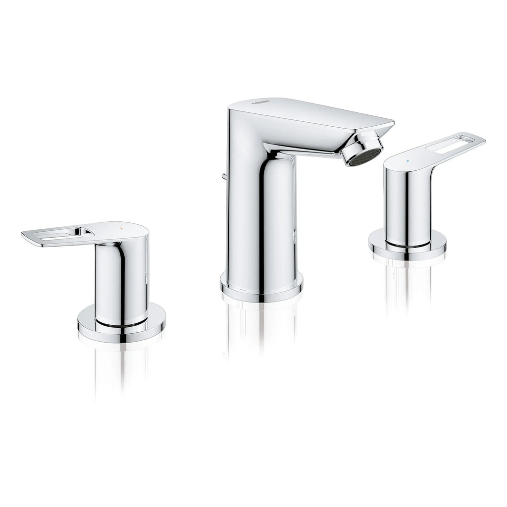 GROHE 20225001 Bauloop 8-Inch Widespread 2-Handle M-Size Bathroom Faucet, 1.2 GPM - Chrome
