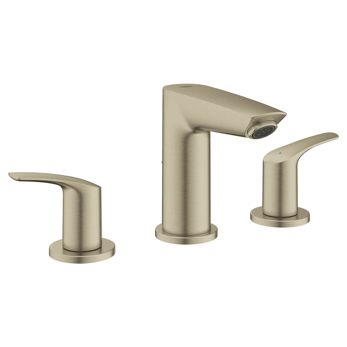 GROHE 20294EN3 Eurosmart 8-inch Widespread 2-Handle S-Size Bathroom Faucet, 1.2 GPM - Brushed Nickel