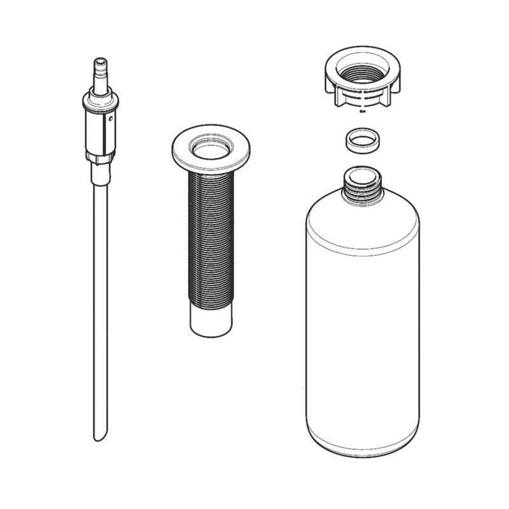 MOEN 173490 Premium Soap Dispenser Liquid Dispenser Bottle