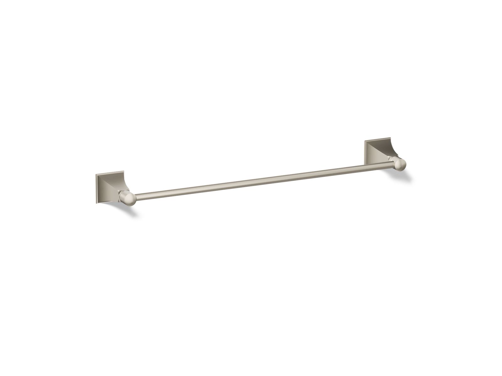 KOHLER K-485-BN Memoirs Stately 18" Towel Bar - Vibrant Brushed Nickel