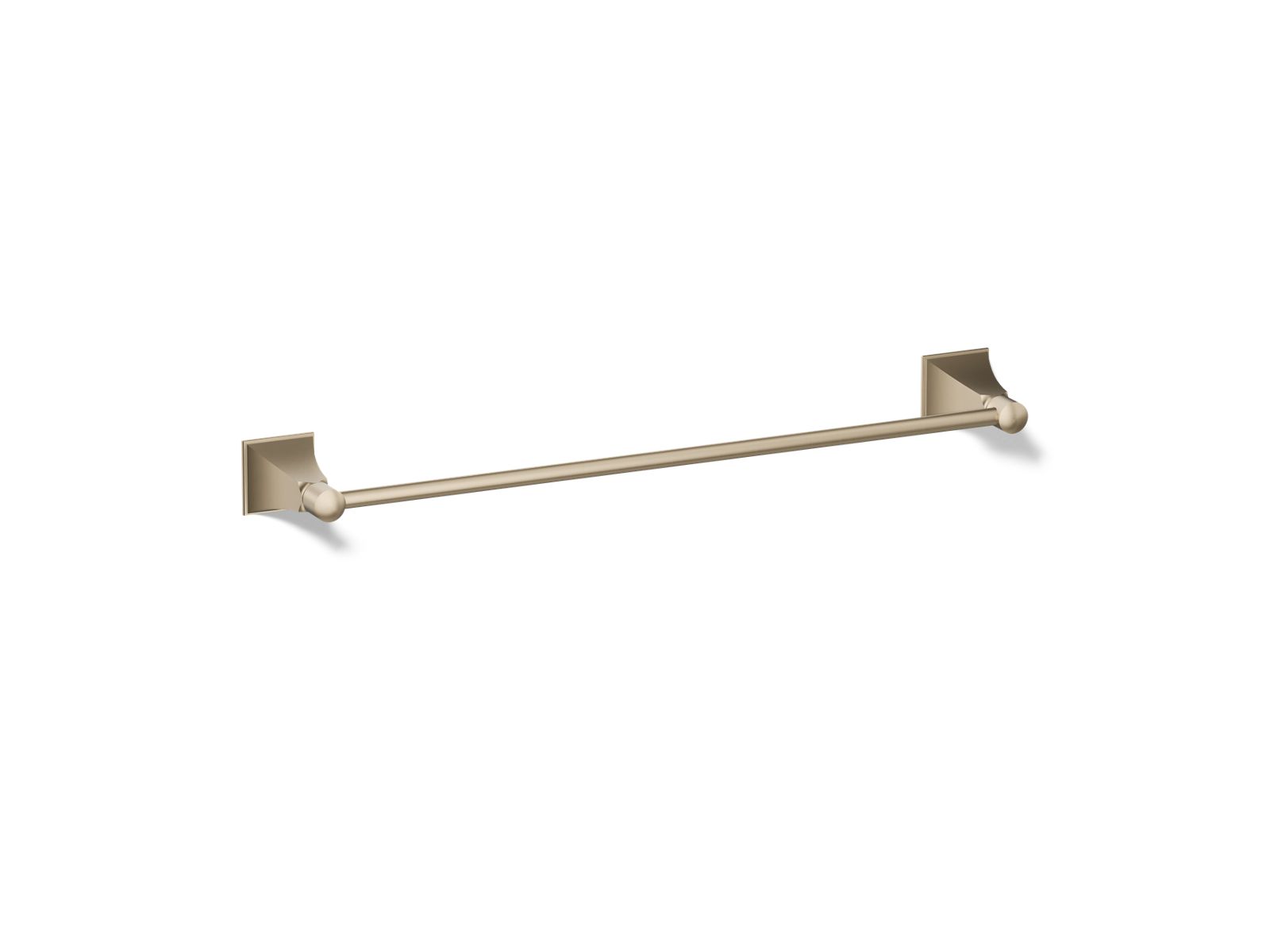 KOHLER K-485-BV Memoirs Stately 18" Towel Bar - Vibrant Brushed Bronze