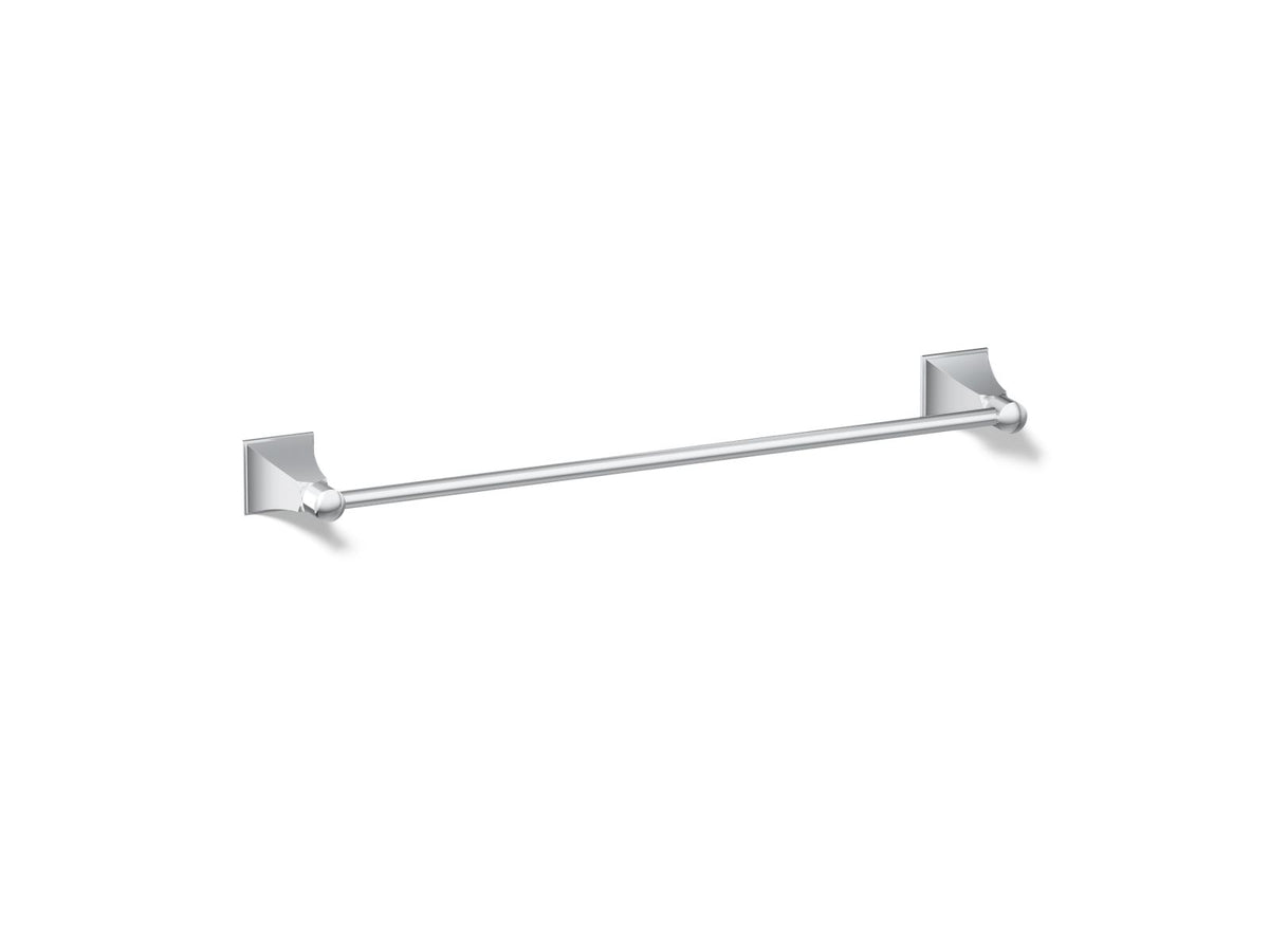 KOHLER K-485-CP Memoirs Stately 18" Towel Bar - Polished Chrome