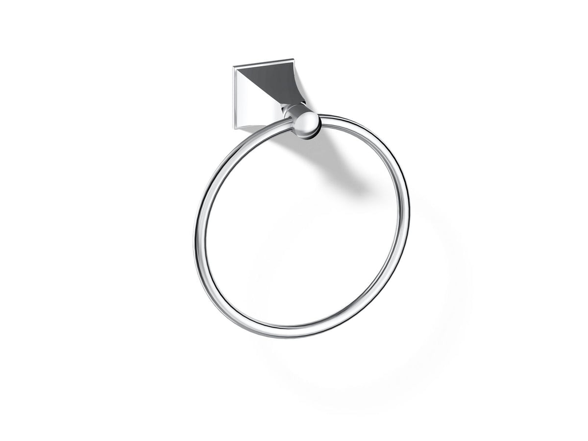 KOHLER K-487-CP Memoirs Stately Towel Ring - Polished Chrome