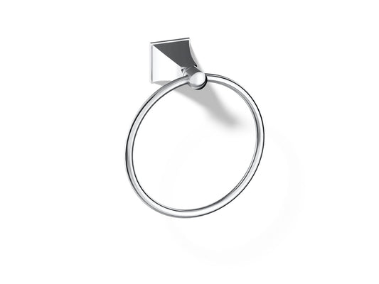 KOHLER K-487-CP Memoirs Stately Towel ring - Polished Chrome
