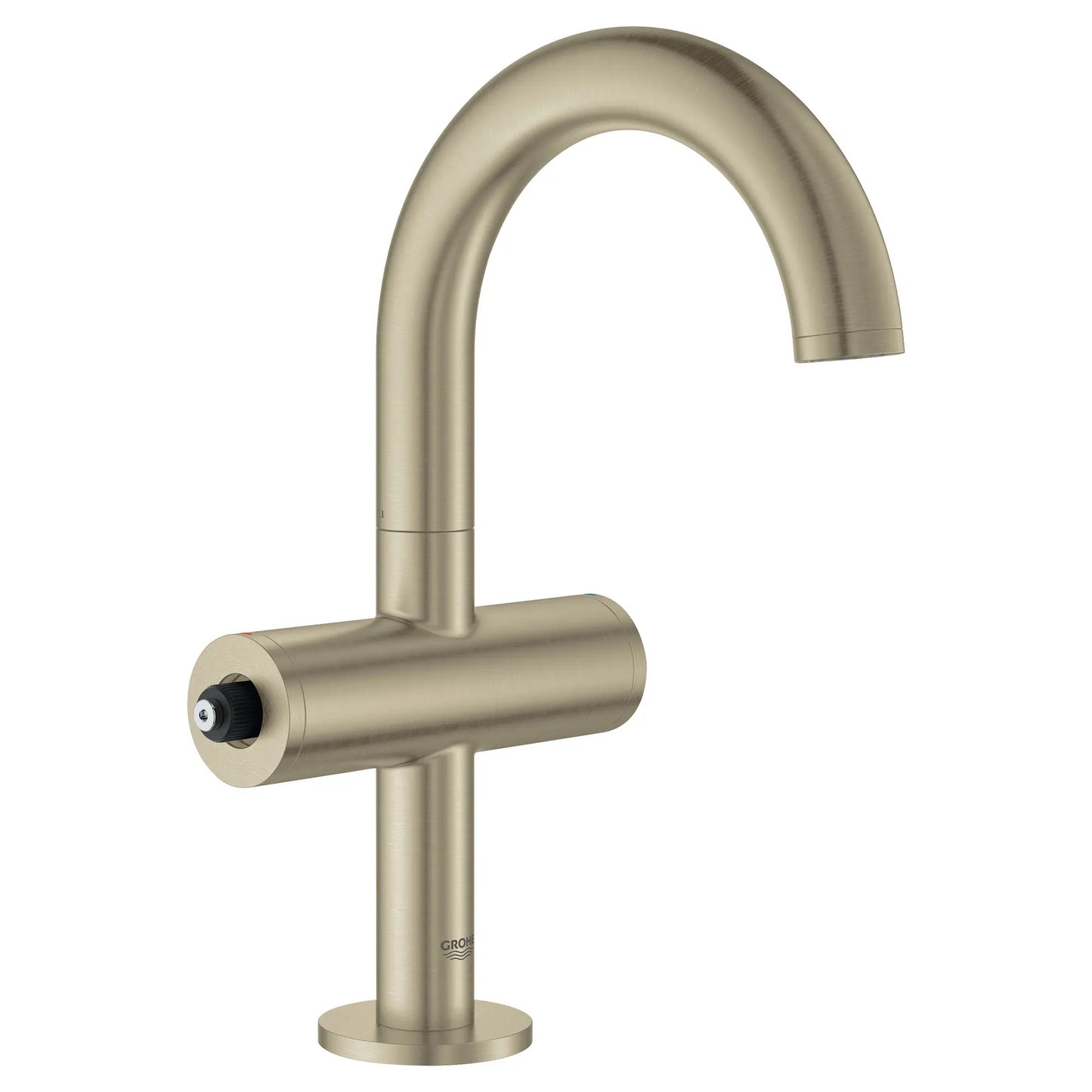 GROHE 21031EN3 Atrio New Single Hole Two-Handle M-Size Bathroom Faucet 1.2 GPM - Brushed Nickel