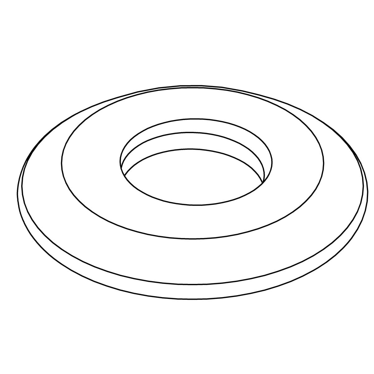 KOHLER Flange - Brushed Black, K-48805-BKB