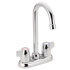 MOEN 4903 Chateau Two-Handle High Arc Bar Faucet - Chrome