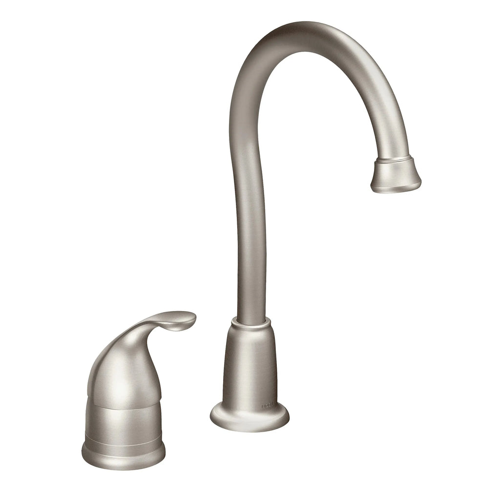 MOEN 4905SRS Camerist One-Handle High Arc Bar Faucet - Spot Resist Stainless