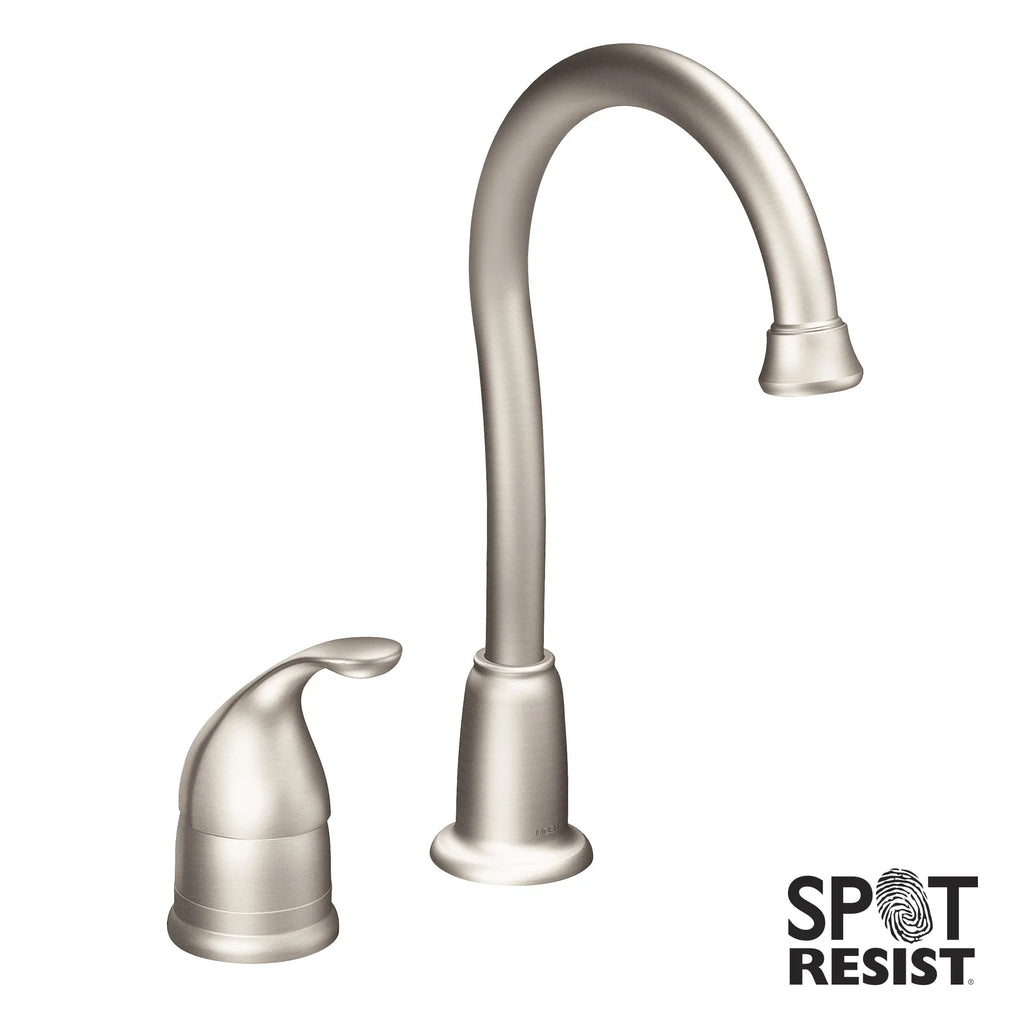 MOEN 4905SRS Camerist One-Handle High Arc Bar Faucet - Spot Resist Stainless