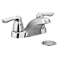 MOEN 4925 Chateau Two-Handle Low Arc Bathroom Faucet - Chrome