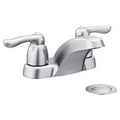 MOEN 4925BC Chateau Two-Handle Low Arc Bathroom Faucet - Brushed Chrome