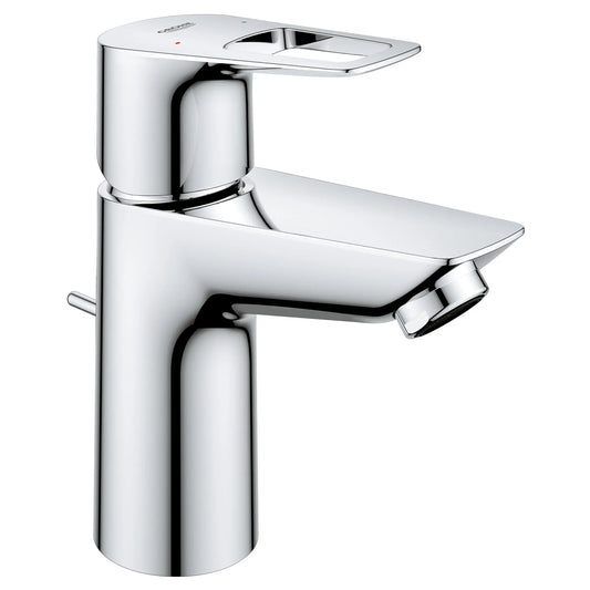 GROHE 23084001 Bauloop Single Hole Single-Handle S-Size Bathroom Faucet, 1.2 GPM - Chrome