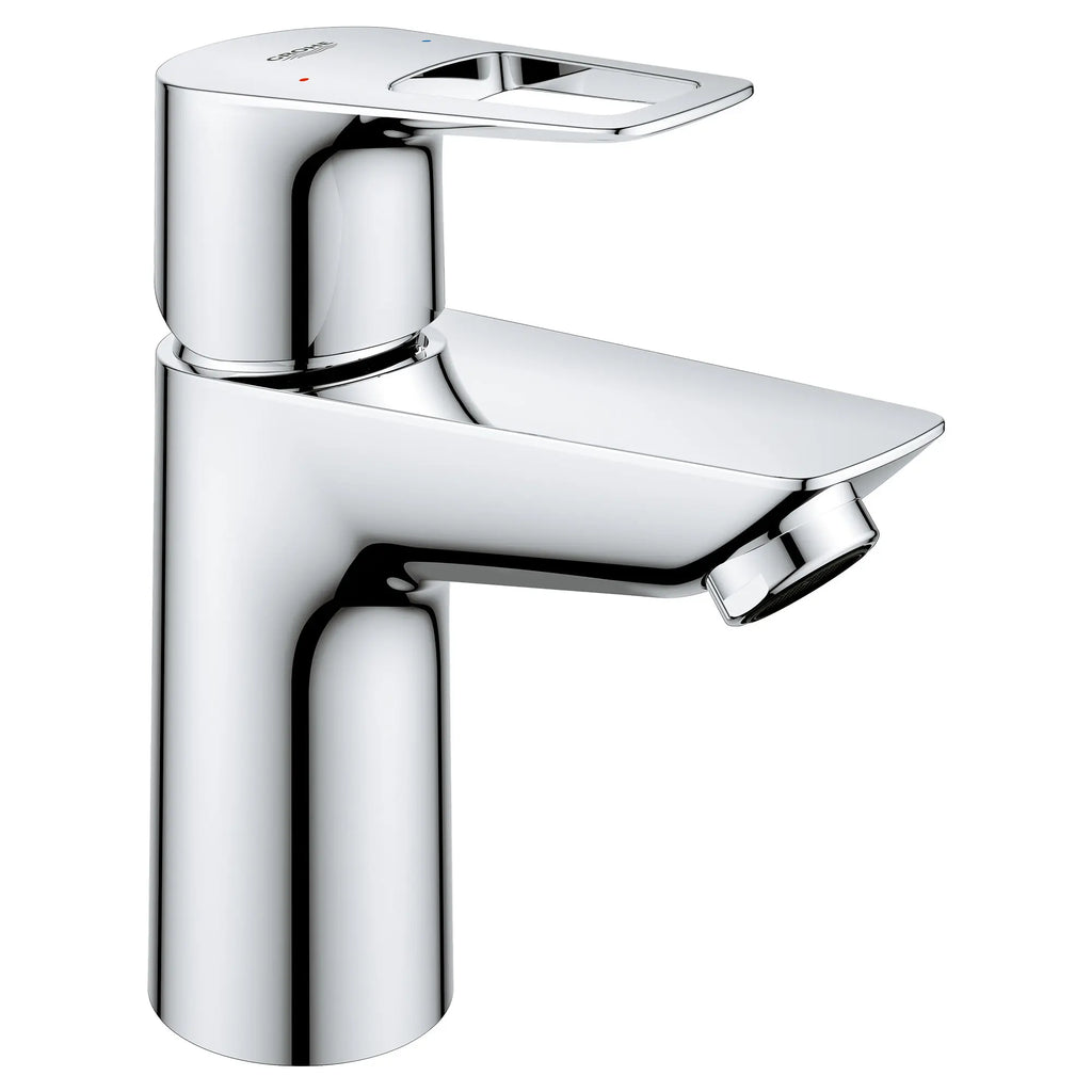 GROHE 23085001 Bauloop Single Hole Single-Handle S-Size Bathroom Faucet, 1.2 GPM Less Drain - Chrome