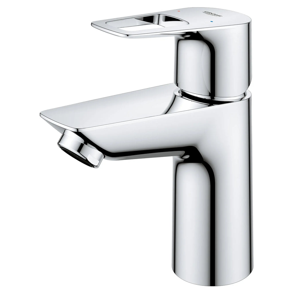 GROHE 23085001 Bauloop Single Hole Single-Handle S-Size Bathroom Faucet, 1.2 GPM Less Drain - Chrome