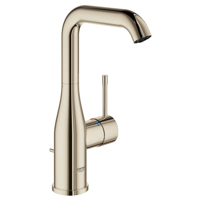GROHE 23486BEA Essence New Single Hole Single-Handle L-Size Bathroom Faucet, 1.2 GPM - Polished Nickel