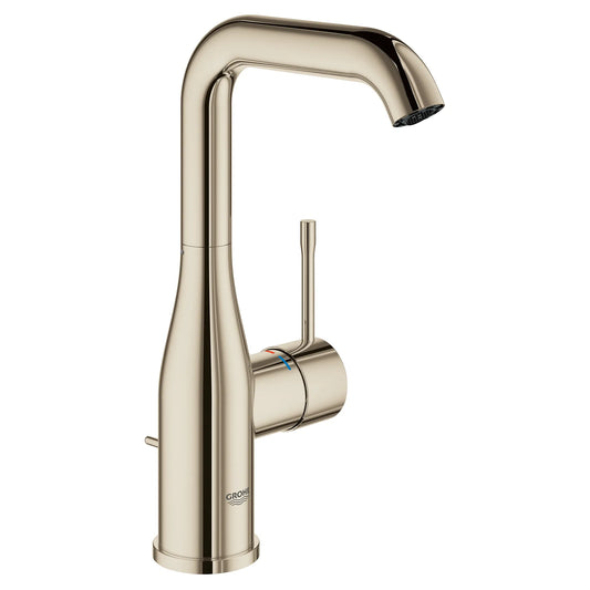 GROHE 23486BEA Essence New Single Hole Single-Handle L-Size Bathroom Faucet, 1.2 GPM - Polished Nickel