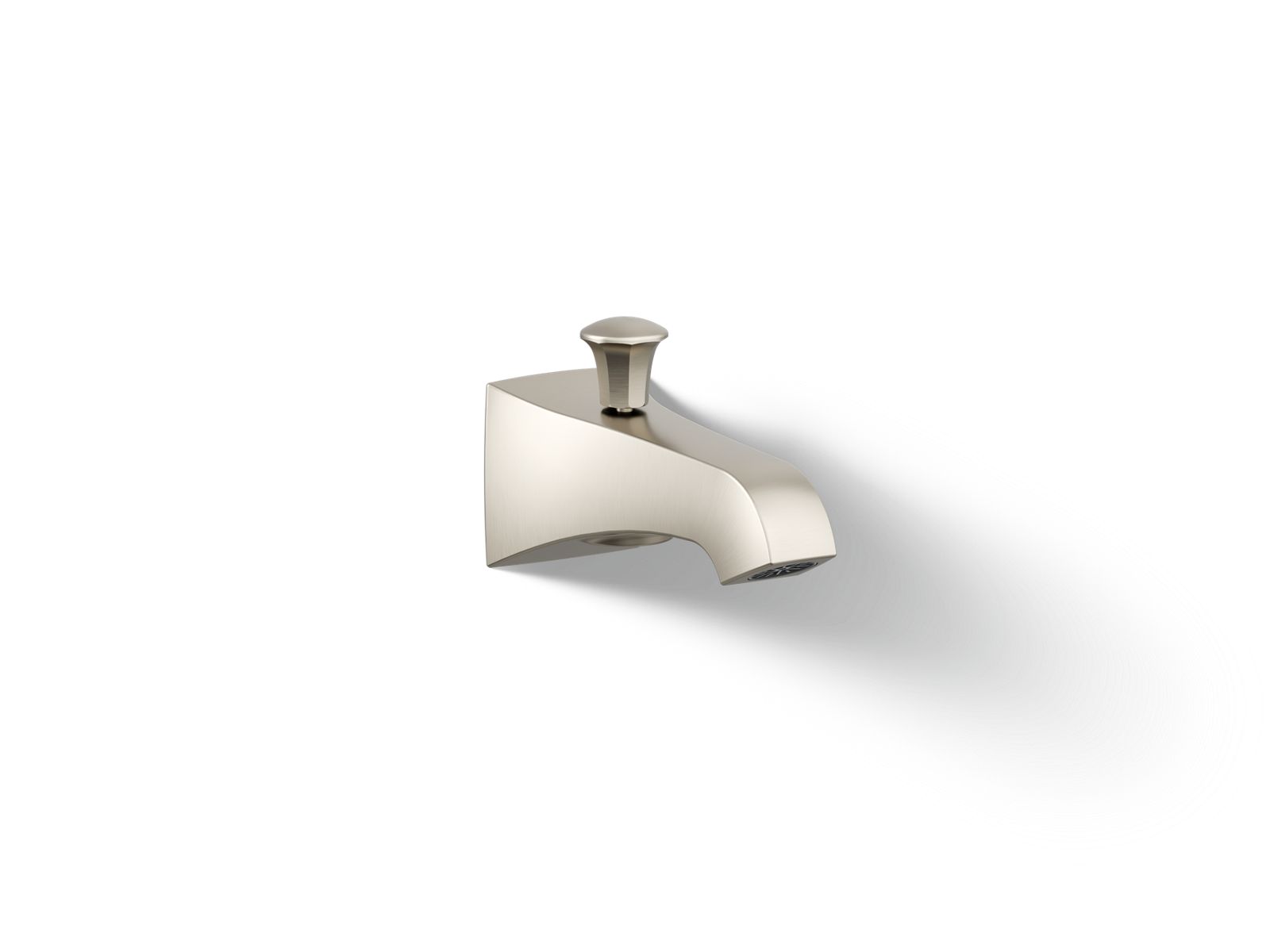 KOHLER K-496-BN Memoirs Stately Wall-Mount Bath Spout With Diverter - Vibrant Brushed Nickel