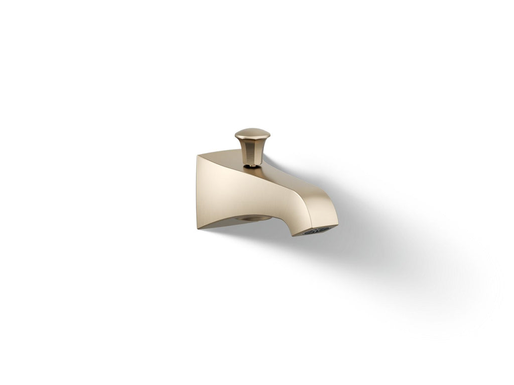 KOHLER K-496-BV Memoirs Stately Wall-Mount Bath Spout With Diverter - Vibrant Brushed Bronze