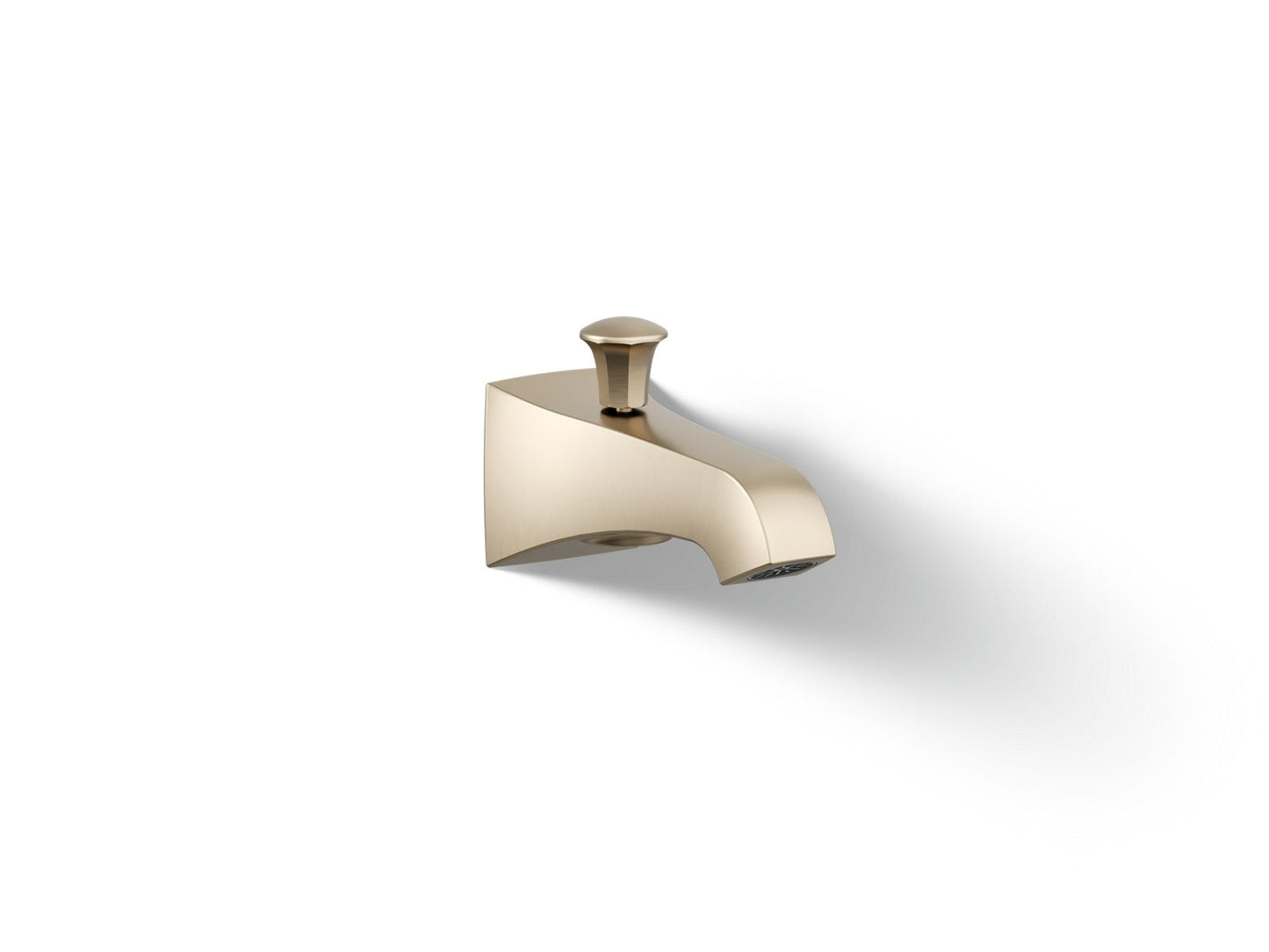 KOHLER K-496-BV Memoirs Stately Wall-mount bath spout with diverter - Vibrant Brushed Bronze