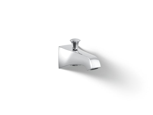 KOHLER K-496-CP Memoirs Stately Wall-mount bath spout with diverter - Polished Chrome
