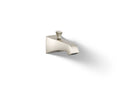 KOHLER K-496-V-BN Memoirs Stately Wall-Mount Bath Spout With Deco Design And Diverter - Vibrant Brushed Nickel