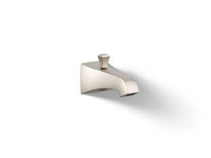 KOHLER K-496-V-BN Memoirs Stately Wall-mount bath spout with Deco design and diverter - Vibrant Brushed Nickel