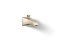KOHLER K-496-V-BV Memoirs Stately Wall-Mount Bath Spout With Deco Design And Diverter - Vibrant Brushed Bronze