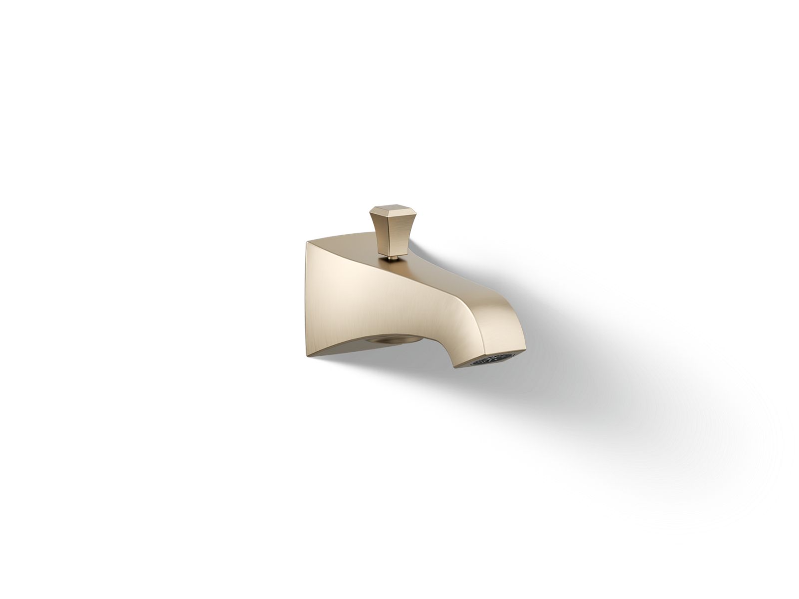 KOHLER K-496-V-BV Memoirs Stately Wall-Mount Bath Spout With Deco Design And Diverter - Vibrant Brushed Bronze