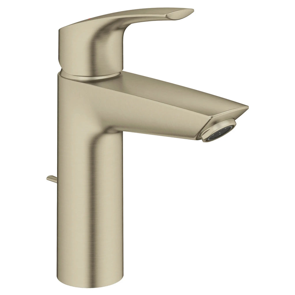 GROHE 23990EN3 Eurosmart Single Hole Single-Handle M-Size Bathroom Faucet, 1.2 GPM - Brushed Nickel