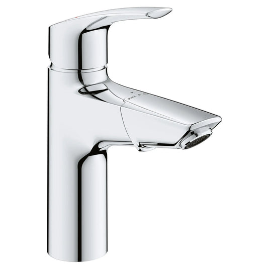 GROHE 23991003 Eurosmart Single Hole Single-Handle M-Size Bathroom Faucet, 1.2 GPM with Pull-Out - Chrome
