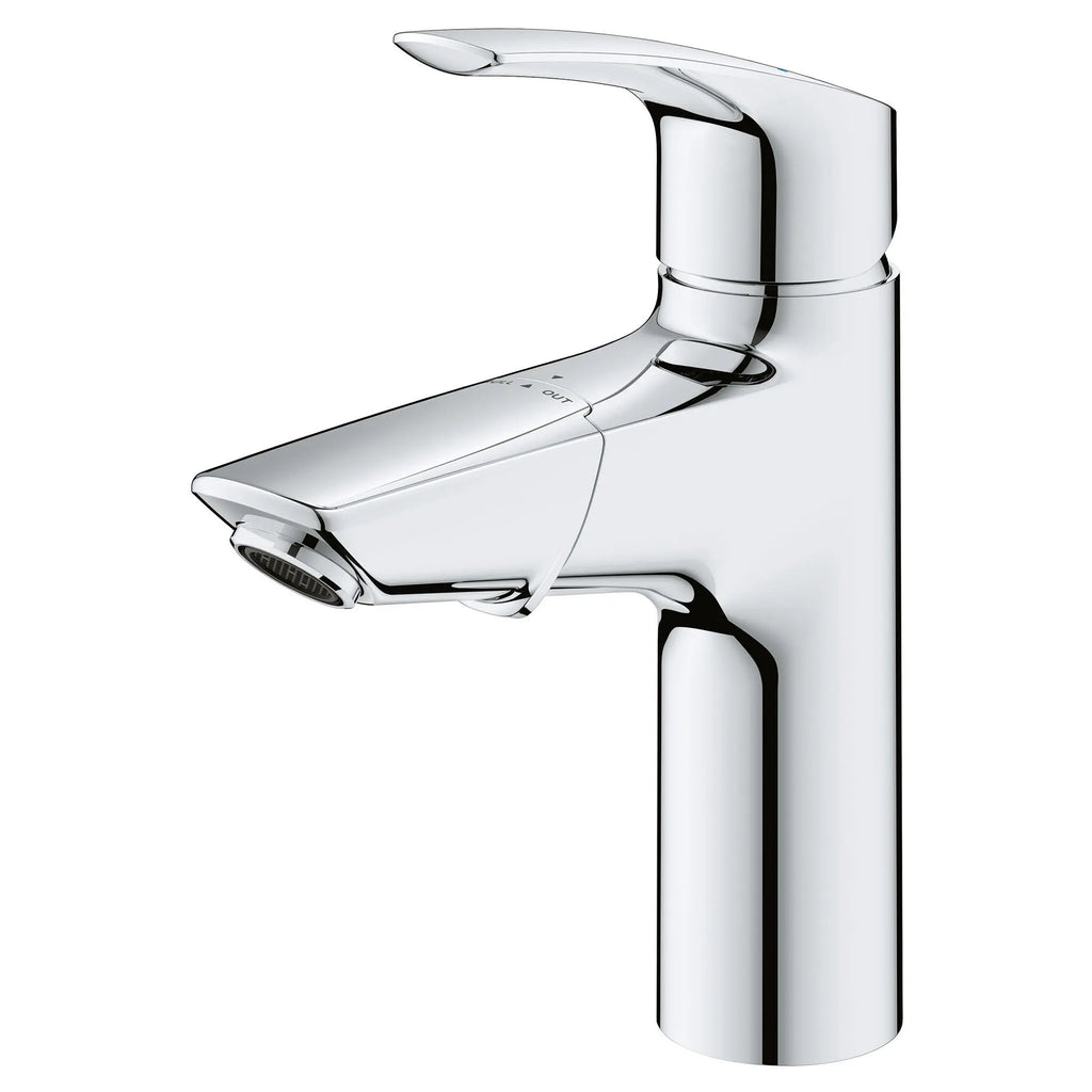 GROHE 23991003 Eurosmart Single Hole Single-Handle M-Size Bathroom Faucet, 1.2 GPM with Pull-Out - Chrome