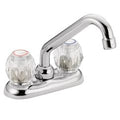 MOEN 4975 Chateau Two-Handle Low Arc Laundry Faucet - Chrome